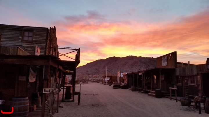 Our magic hour Sunset at the Ghost-Town